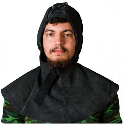 Подшлемник спилковый утепленный (арт.ПП4) р.56-60