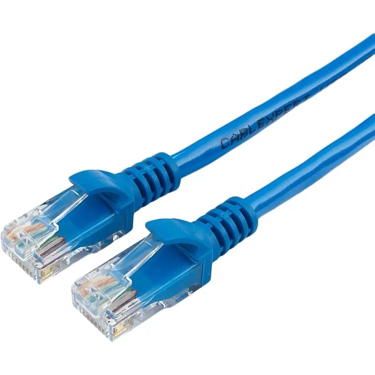 Патч-корд UTP Cablexpert PP12-1M/B кат.5e, 1м, синий