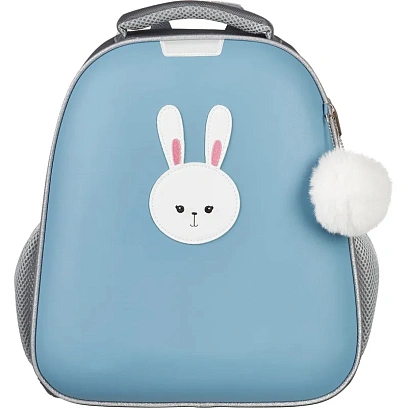 Ранец Basic Мордочки Зайчик, 2 отд., эргоном. спинка