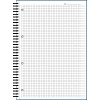 Бизнес-тетрадь 100л,кл,А4,LightBook,спираль,обл.синий,блок белый 70г/м