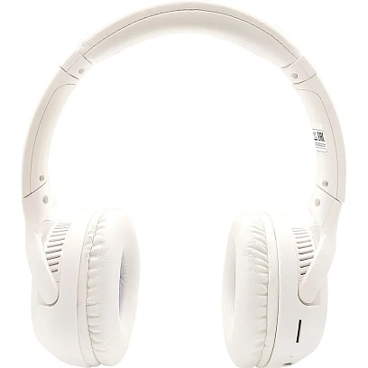 Наушники Hyundai H-HP101 белый, накладные, bluetooth