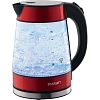 Чайник электрический SCARLETT SC-EK27G79, стекло, 2200Вт, 1.7л, красный