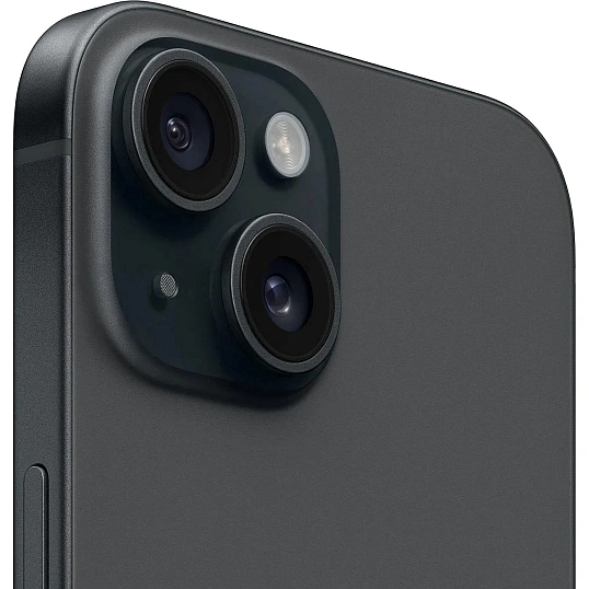 Смартфон Apple iPhone 15 A3090 128Gb черный (MTP03HN/A)