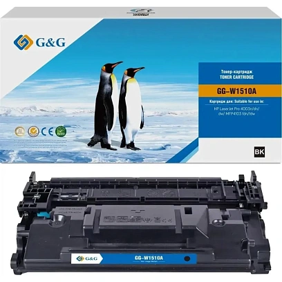 Картридж лазерный G&G W1510A чер. для HP LJ 4003/4103dw 4103fdn/fdw