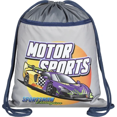 Мешок для обуви Комус Класс Motor Sports , 360х470 мм, карман, МО-26-2