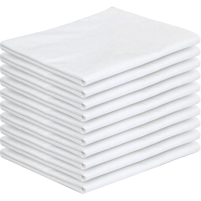 Простыня Евро 200х215, поплин отбеленный, 10 шт/уп