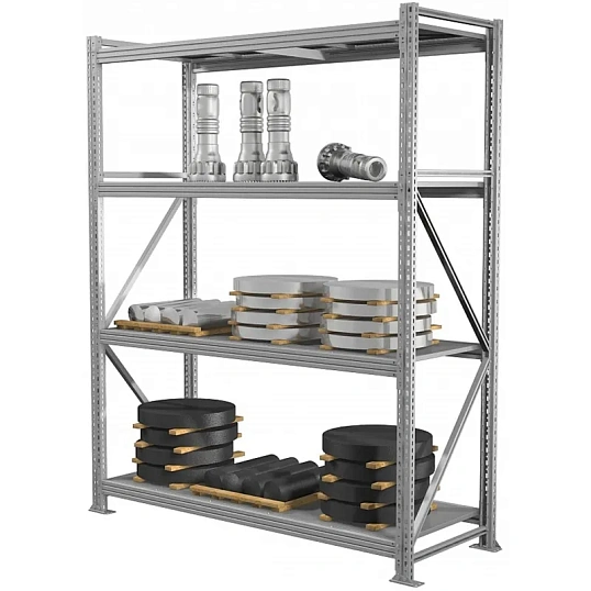 Стеллаж металлический ПРАКТИК_MS Pro   200/180x60/4 полки