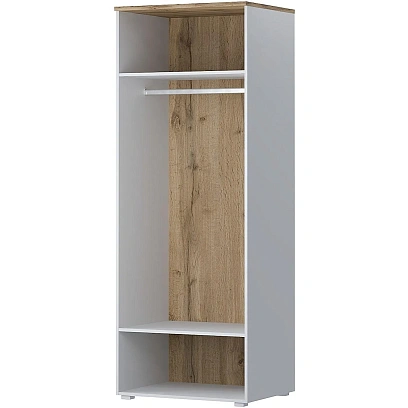Корпус гардероба Комус Мебель К-Loft 241H002 786х616х2106 дуб натур/белый