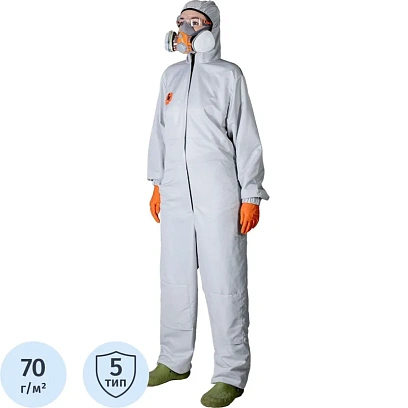 Комбинезон многоразовый защитный Jeta Safety JPC-175 Carbo-Master, р.L