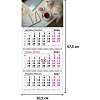 Календарь настенный 3-х блочный 2027 Attache Офис важное 305х675мм