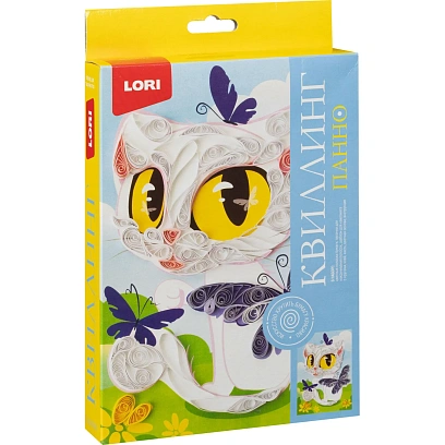 Набор для квиллинга Панно Кошечка, Квл-039