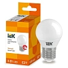 Лампа светодиодная IEK ECO G45 LLE-G45-5-230-30-E27 5Вт 3000К E27