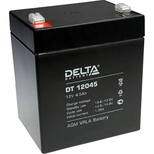 Батарея для ИБП Delta DT 12045 12В/4.5, F1 (90x70x101мм)
