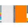 Бизнес-тетрадь B5,200л,кл,греб Attache Selection Office book синийметаллик