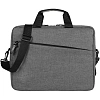 Сумка для документов , ноутбука The First, серая, 38х30х8 см, 6836.10