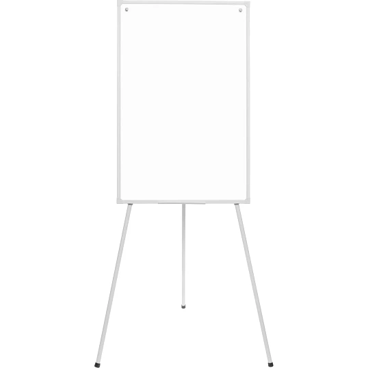 Флипчарт магнитно-маркерный на треноге, в ПВХ-профиле, без верхней крышки