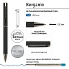 Ручка шариковая автоматическая в футляре Bergamo1.0мм черн корп 20-0244/01