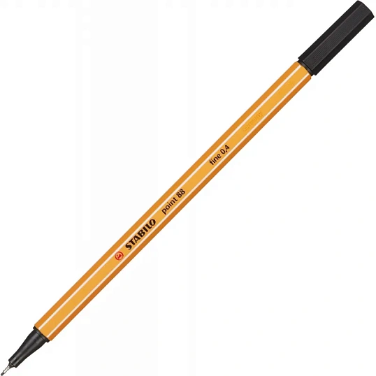Линер STABILO Point 88/46 0,4мм черный Германия
