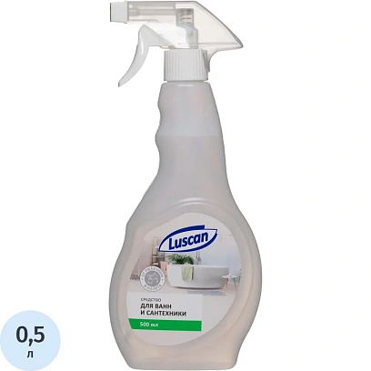 Средство для сантехники и чистки ванн Luscan жидкость 500 мл триггер