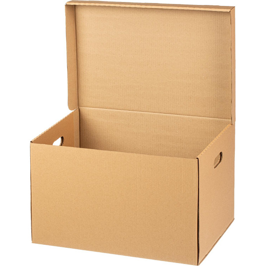 Короб архивный Attache Делопроизводство с крышкой 480х325х295мм, Т23