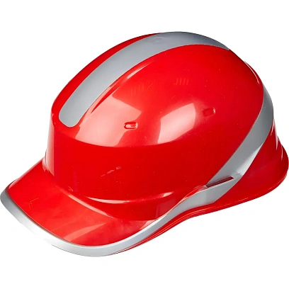 Каска защитная DELTA PLUS BASEBALL DIAMOND V UP, красная (DIAM5UPROFL)