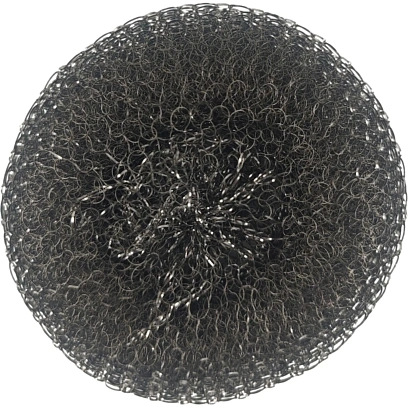 Губка-мочалка  из нерж.стали 1шт/уп, 40 гр,11x11x3.5 см
