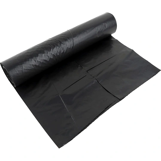 Мешки для мусора ПВД 60л 30мкм 30шт/рул черные 580х680_1