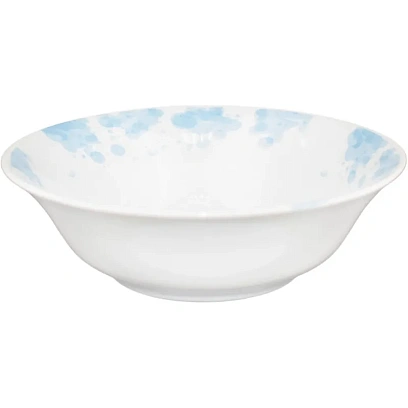 Салатник 360 мл Круглый Зайка голубой 40 шт/уп