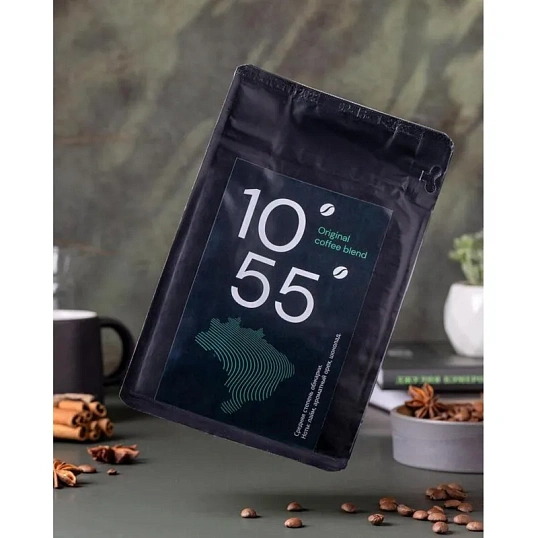 Кофе жареный в зернах 10/55 Original coffee blend,100% Арабика, 250г