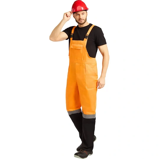 Костюм летний муж. лд01-КПК оранж./черн. (р.60-62) 182-188