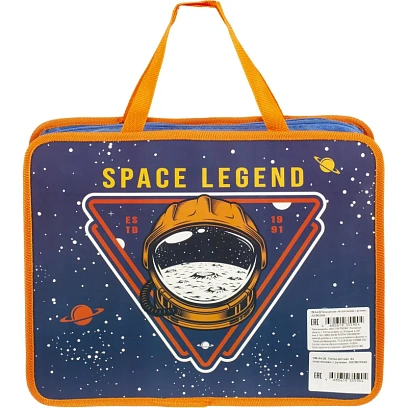 Папка детская  А4 пластиковая, с ручками ПМ-А4-26, КОСМОЗНАК