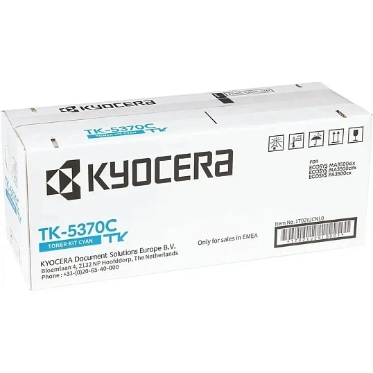 Тонер-картридж Kyocera TK-5370C 1T02YJCNL0 для Ecosys PA3500cx голуб 5000с