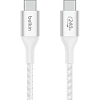 Кабель Belkin (CAB015bt2MWH)BoostCh.240W USB-C to USB-C Braided 2м белый