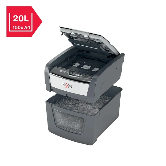 Шредер (уничтожитель) Rexel Optimum AutoFeed+ 45X 4ур.секр.,45лист,20л