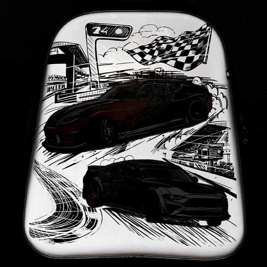 Ранец Комус Класс Basic Тачки, СО,2 отд, эргоном. Спинка