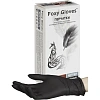 Перчатки нитрил., н/с, н/о,4г./шт,черн.FOXY-GLOVES XS 50пар/уп ШК4167