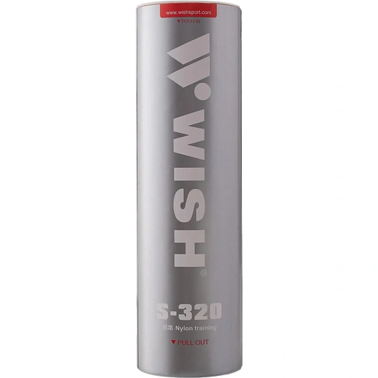 Набор д/бадм воланы WISH S-320, нейлон (6 штук) 1/100, УТ-00010009