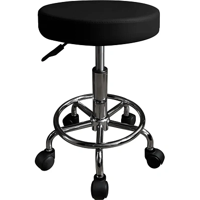 Табурет ZM_ медицинский лабораторный М95-02 гальваника, и/к черная