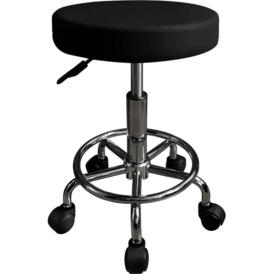 Табурет ZM_ медицинский лабораторный М95-02 гальваника, и/к черная