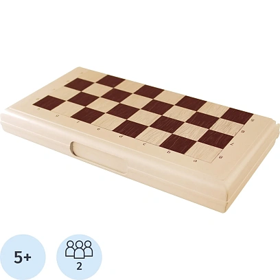 Настольная игра Шахматы в пласт.коробке (мал, беж),  03883