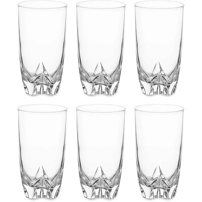 Набор стаканов LISBONNE 6шт 330мл высокие (V0402)