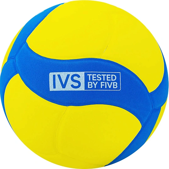 Мяч волейб. трен. MIKASA VS170W-Y-BL, р. 5 облегченный FIVB желто-синий
