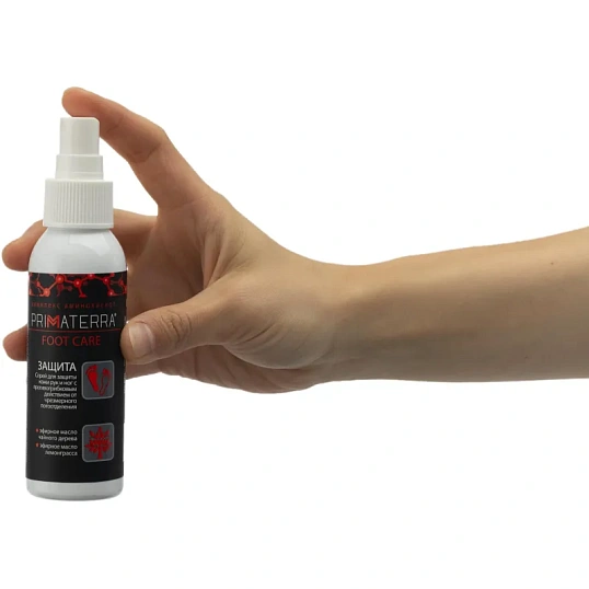 Спрей защит Primaterra FOOT CARE для ног дез/противогрибк 100мл