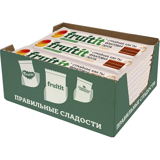 Пастила  FRUIT IT фруктовая лента с манго 3+, 25гх26шт/уп