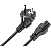 Кабель (питания)ноут 3-pin(угл. Евровилка) 3Gx0.5mm2 1.8м iOpen ACE022-1.8M