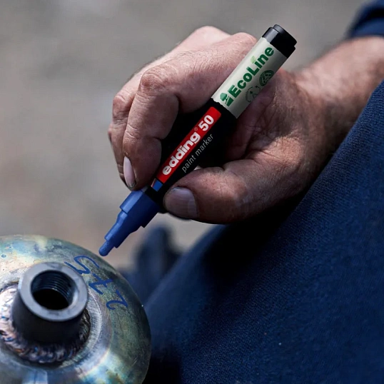 Маркер промышленный лаковый Edding E-50 чёрный 2-3 мм (4-50-001)