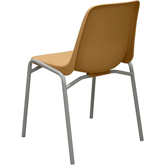 Стул GL_Комус Мебель Стрит RAL 9006,пластик RAL1001 (бежевый)   