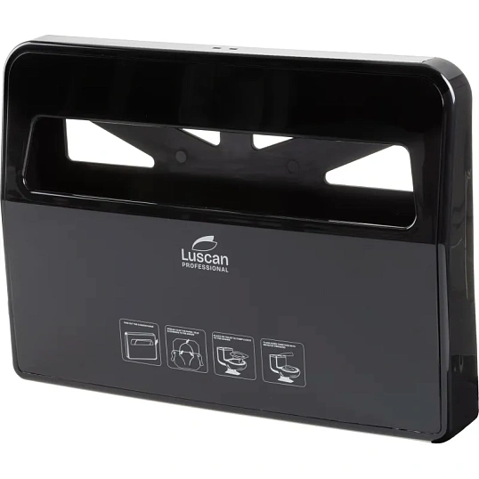 Диспенсер для покрытий на унитаз Luscan Prof Etalon черный VX781