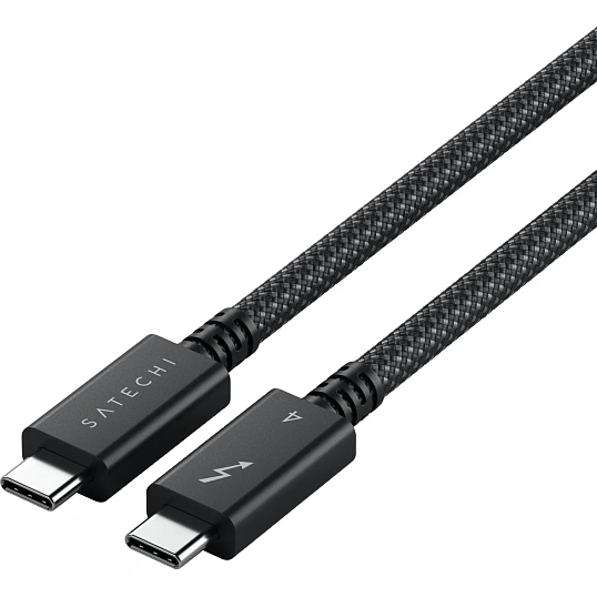 Кабель Satechi Thunderbolt 4 Pro Cable. Длина: 1м. Цвет: черный