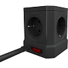 Сетевой фильтр AGNI  5р/2м,3USB 1TYPE-C,черный(TP-VE4U5E-C-2m-black)